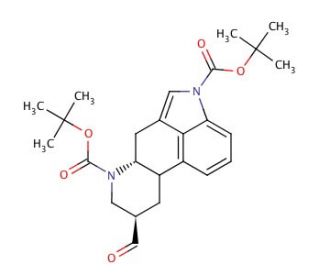 1,6-Bis-boc-8&beta;-formyl-ergoline - chemical structure image