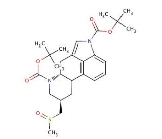 1,6-Bis-boc-8&beta;-[(methylsulfoxide)methyl]ergoline - chemical structure image