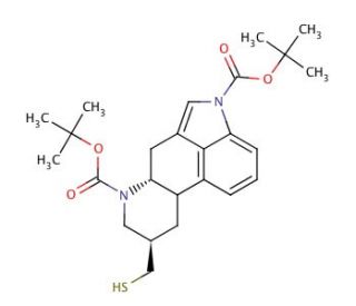 1,6-Bis-boc-8&beta;-(thiomethyl)ergoline - chemical structure image