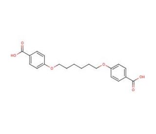 1,6-Bis(p-carboxyphenoxy)hexane (CAS 74774-53-1) - chemical structure image