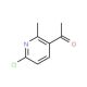 1-(6-Chloro-2-methyl-3-pyridinyl)-1-ethanone (CAS 15771-06-9) - chemical structure image