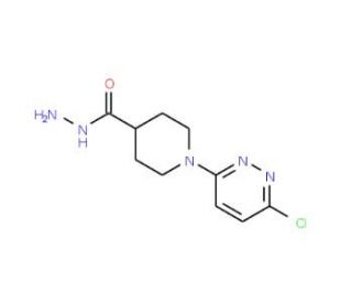 1-(6-Chloro-3-pyridazinyl)-4-piperidinecarbohydrazide - chemical structure image