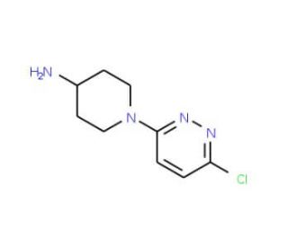 1-(6-Chloropyridazin-3-yl)piperidin-4-amine (CAS 100241-10-9) - chemical structure image