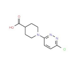 1-(6-chloropyridazin-3-yl)piperidine-4-carboxylic acid (CAS 339276-34-5) - chemical structure image