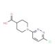 1-(6-chloropyridazin-3-yl)piperidine-4-carboxylic acid (CAS 339276-34-5) - chemical structure image