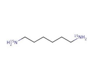 1,6-Diaminohexane-15N2 (CAS 287476-10-2) - chemical structure image