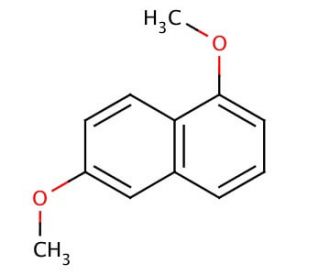 1,6-Dimethoxynaphthalene (CAS 3900-49-0) - chemical structure image