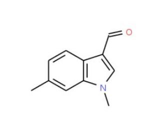 1,6-Dimethyl-1H-indole-3-carbaldehyde - chemical structure image