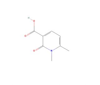 1,6-dimethyl-2-oxo-1,2-dihydropyridine-3-carboxylic acid - chemical structure image