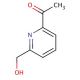 1-(6-Hydroxymethyl-pyridin-2-yl)-ethanone (CAS 135450-43-0) - chemical structure image