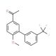 1-[6-methoxy-3′-(trifluoromethyl)-1,1′-biphenyl-3-yl]ethanone - chemical structure image