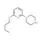1-(6-n-Butoxy-2-pyridyl)piperazine (CAS 902837-07-4) - chemical structure image