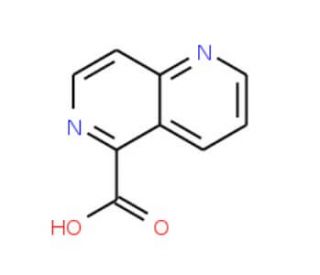 1,6-Naphthyridine-5-carboxylic acid (CAS 74048-24-1) - chemical structure image