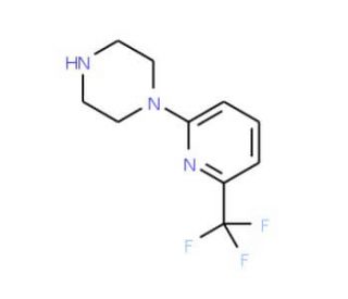 1-[6-(Trifluoromethyl)pyridin-2-yl]piperazine (CAS 127561-18-6) - chemical structure image