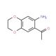 1-(7-Amino-2,3-dihydro-benzo[1,4]dioxin-6-yl)-ethanone (CAS 164526-13-0) - chemical structure image