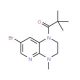 1-(7-Bromo-4-methyl-3,4-dihydropyrido[2,3-b]-pyrazin-1(2H)-yl)-2,2-dimethylpropan-1-one - chemical structure image