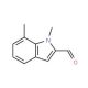 1,7-Dimethyl-1H-indole-2-carbaldehyde - chemical structure image