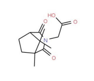 (1,8,8-Trimethyl-2,4-dioxo-3-aza-bicyclo[3.2.1]-oct-3-yl)-acetic acid - chemical structure image