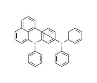 1,8-Bis-diphenylphosphanyl naphthalene - chemical structure image