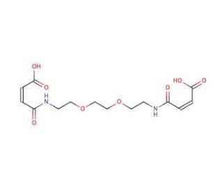 (1,8-Bis-maleamic Acid)triethyleneglycol (CAS 125008-83-5) - chemical structure image