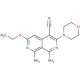 1,8-diamino-6-ethoxy-3-morpholin-4-yl-2,7-naphthyridine-4-carbonitrile - chemical structure image