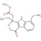 1,8-Diethyl-1,3,4,9-tetrahydro-4-oxo-pyrano[3,4-b]indole-1-acetic Acid Methyl Ester (CAS 111478-84-3) - chemical structure im
