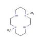 1,8-Dimethyl-1,4,8,11-tetraazacyclotetradecane (CAS 214078-92-9) - chemical structure image