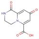 1,8-dioxo-1H,2H,3H,4H,8H-pyrido[1,2-a]piperazine-6-carboxylic acid (CAS 5368-42-3) - chemical structure image