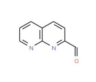 1,8-Naphthyridine-2-carbaldehyde (CAS 64379-45-9) - chemical structure image