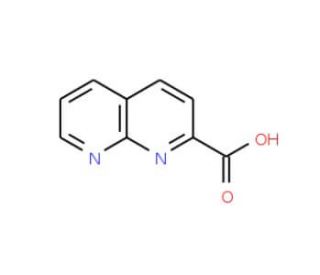1,8-Naphthyridine-2-carboxylic acid (CAS 215523-34-5) - chemical structure image