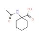 1-acetamidocyclohexane-1-carboxylic acid - chemical structure image