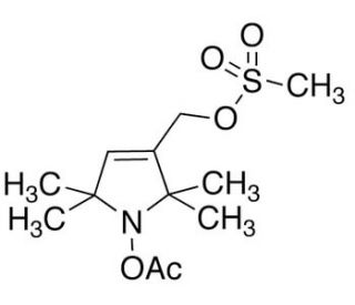 (1-Acetoxy-2,2,5,5-tetramethyl-&delta;-3-pyrroline-3-methyl) Methanesulfonate (CAS 887352-13-8) - chemical structure image