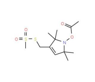 (1-Acetoxy-2,2,5,5-tetramethyl-&delta;-3-pyrroline-3-methyl) Methanethiosulfonate (CAS 392718-69-3) - chemical structure image