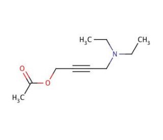 1-Acetoxy-4-diethylamino-2-butyne (CAS 22396-77-6) - chemical structure image