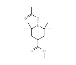 1-Acetoxy-4-methoxycarbonyl-2,2,6,6-tetramethylpiperidine (CAS 439858-37-4) - chemical structure image