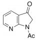 1-Acetyl-1,2-dihydro-3H-pyrrolo[2,3-b]pyridin-3-one (CAS 155818-89-6) - chemical structure image