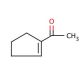 1-Acetyl-1-cyclopentene (CAS 16112-10-0) - chemical structure image