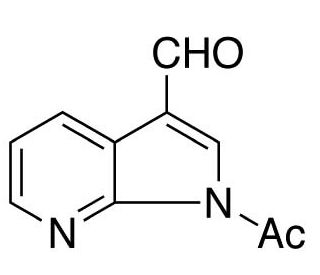 1-Acetyl-3-formyl-7-azaindole - chemical structure image