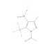 1-Acetyl-3-methyl-4-nitro-5-(trifluoromethyl)-1H-pyrazole 的分子结构, CAS编号: 1017793-88-2 1-Acetyl-3-methyl-4-nitro-5-(trifluoromethyl)-1H-pyrazole (CAS 1017793-88-2) - chemical structure image