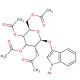 1-Acetyl-3-O-tetra-acetyl-β-glucosidoxyindole (CAS 7497-97-4) - chemical structure image