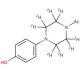 1-Acetyl-4-(4-hydroxyphenyl)piperazine-d8 - chemical structure image