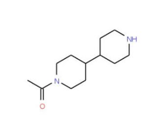 1-Acetyl-4,4&prime;-bipiperidine - chemical structure image