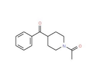 1-Acetyl-4-benzoylpiperidine (CAS 25519-79-3) - chemical structure image