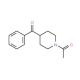 1-Acetyl-4-benzoylpiperidine (CAS 25519-79-3) - chemical structure image
