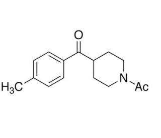 1-Acetyl-4-(p-methylbenzoyl)piperidine (CAS 887352-19-4) - chemical structure image