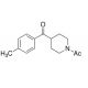 1-Acetyl-4-(p-methylbenzoyl)piperidine (CAS 887352-19-4) - chemical structure image