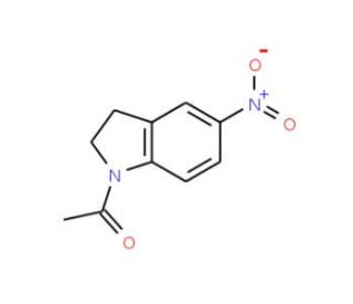 1-Acetyl-5-nitroindoline (CAS 33632-27-8) - chemical structure image