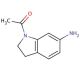 1-Acetyl-6-aminoindoline (CAS 62368-29-0) - chemical structure image