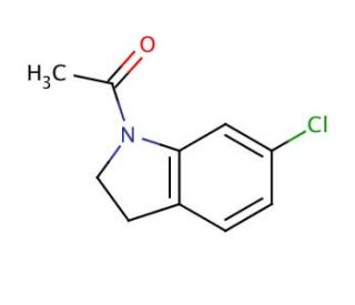 1-Acetyl-6-chloroindoline (CAS 68748-67-4) - chemical structure image