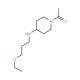 1-Acetyl-N-(3-ethoxypropyl)piperidin-4-amine - chemical structure image